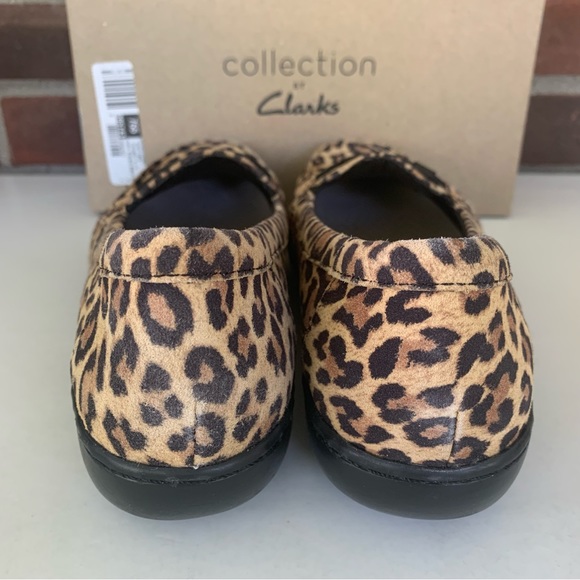Clarks Leopard Print Flats - Picture 8 of 9